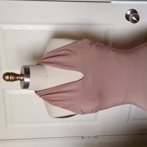 Forever 21 Backless Twist Halter Knit Dress L